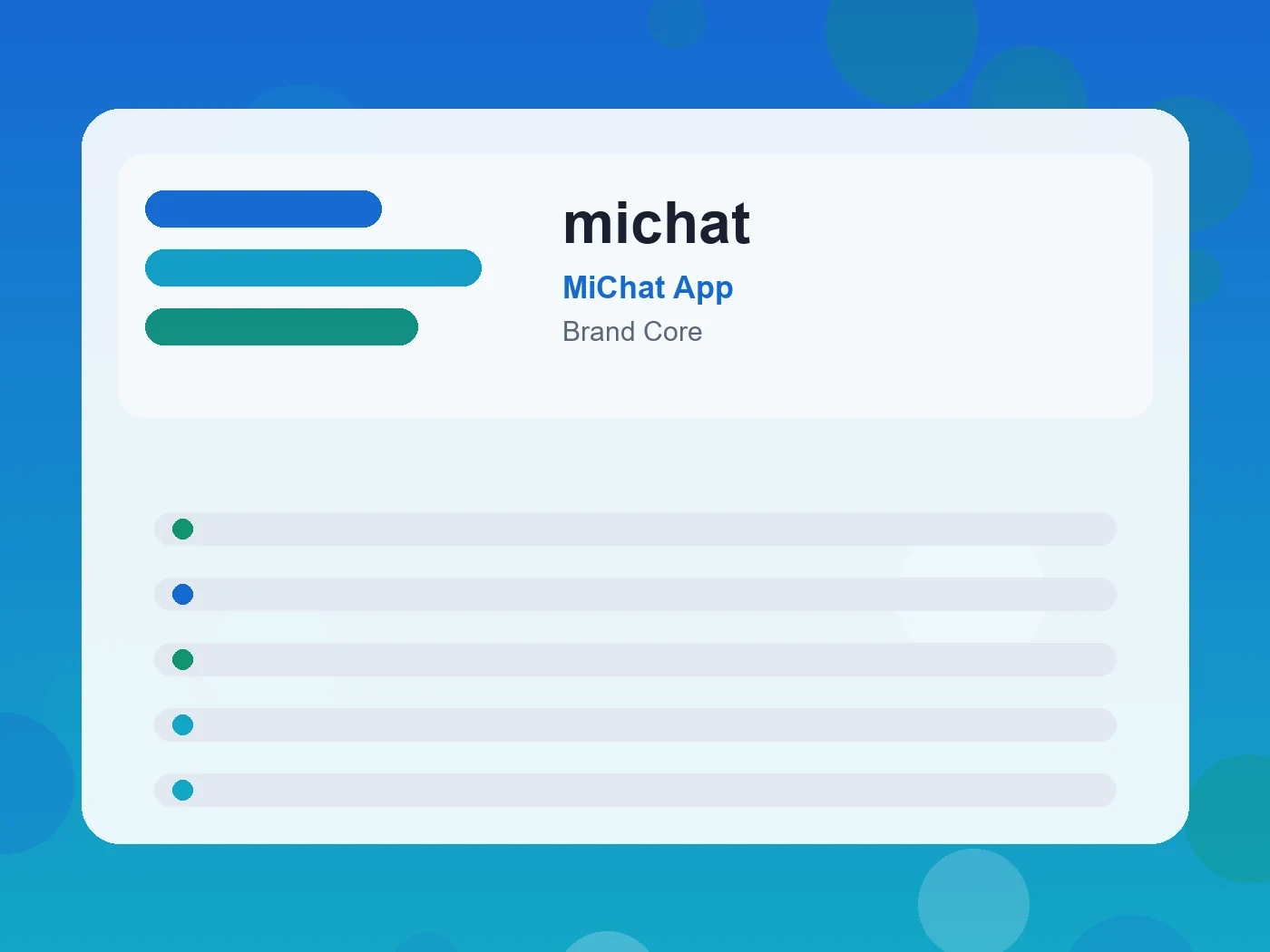 MiChat App michat guide visual