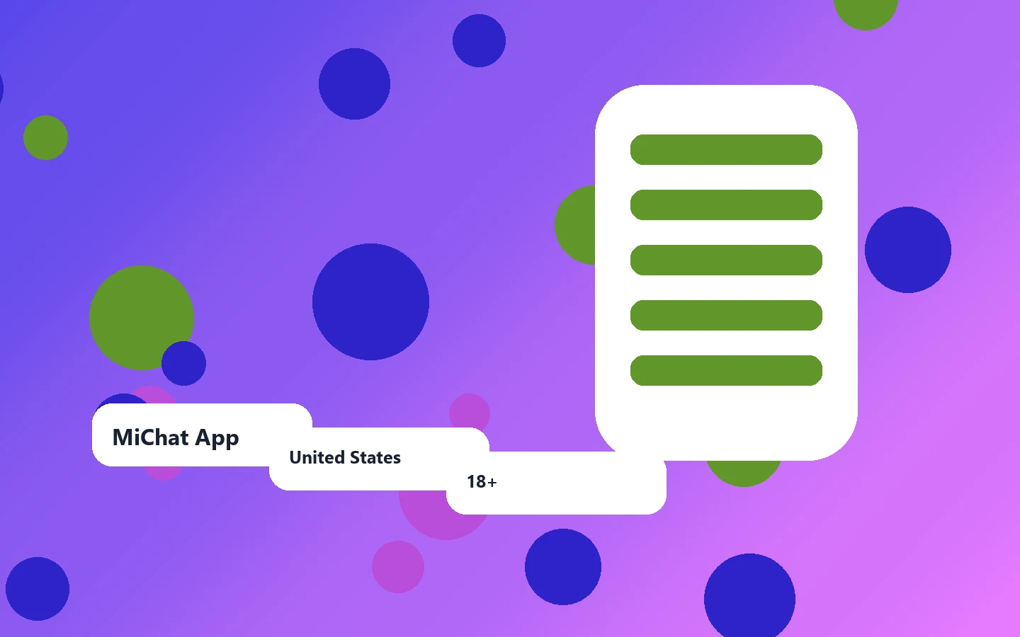 MiChat App user guide